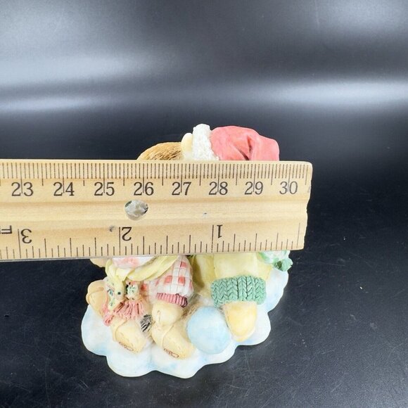 Marys Moo Moos Resin Figurine Enesco 1994 Merry Christmoos Whimsical Figure VTG - Picture 5 of 16